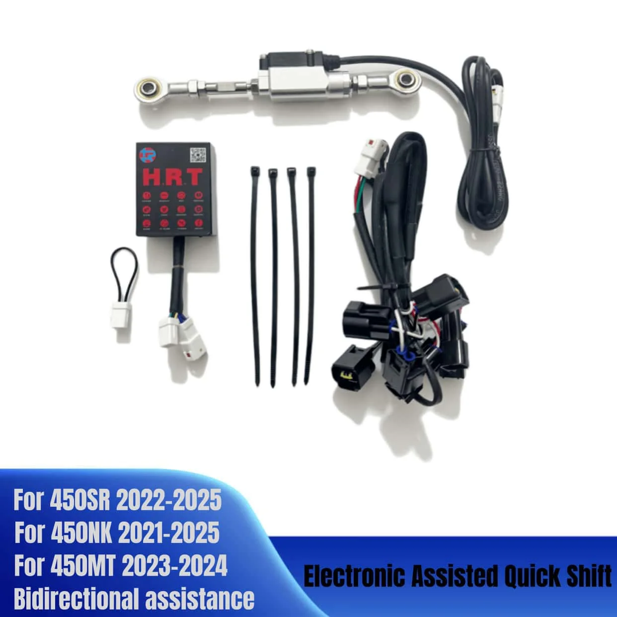 For CFMOTO 450SR 450NK 450MT 2021+ Motorcycle Bidirectional Assistance Electronic Quickshifter Variable Speed Shift Quickshift