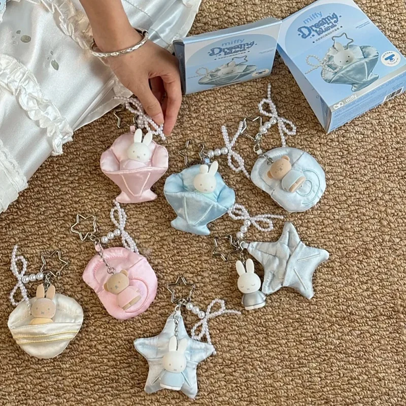 Genuine Miffy Dreamy Lsland Series Pendant Collectible Trendy Doll Blind Box Bag Hanging Ornament Holiday Bestie Gift Toys