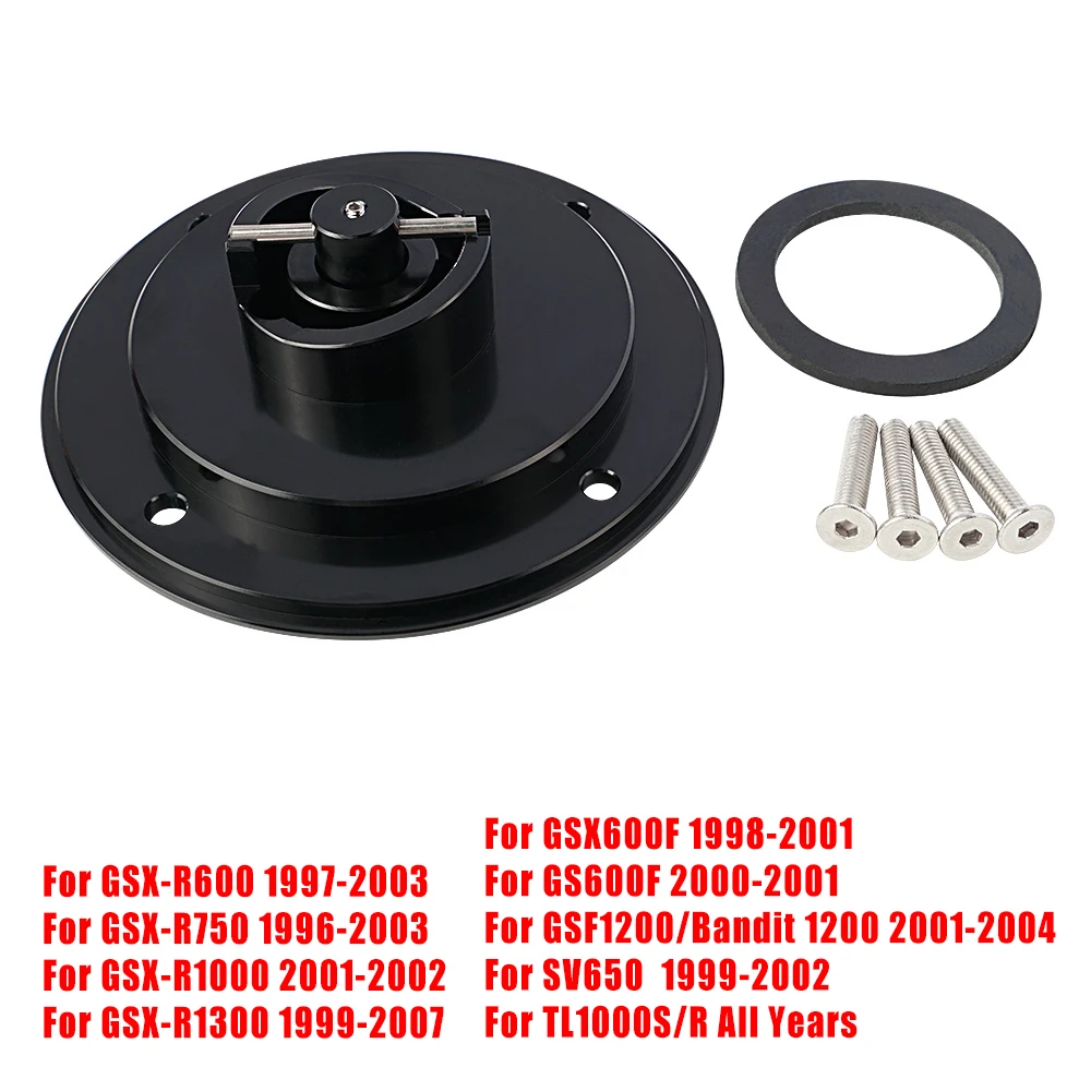 For Suzuki TL1000S TL1000R Fuel Cap Motorcycle Keyless Fuel Tank Cap Cover for Suzuki SV650 1999 2000 2001 2002