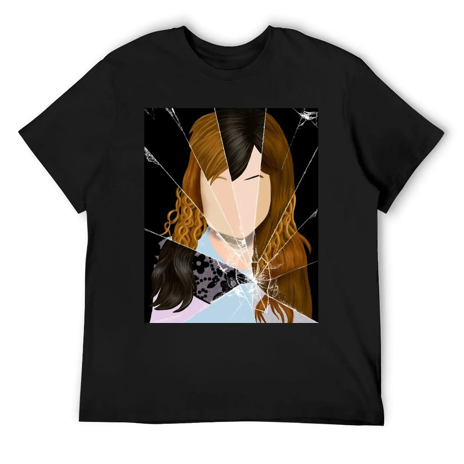 

Carmilla - Broken Mirror Shirt T-Shirt funny shirt cotton Blouse T-shirts oversize outfits for men