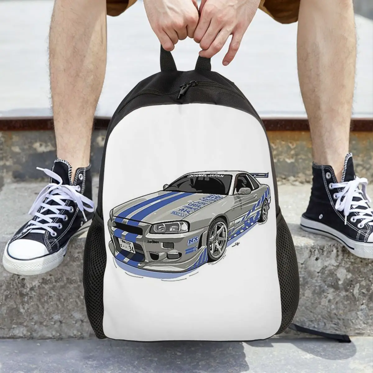 

Рюкзак Fast And Furious Skyline, рюкзак большой емкости, детская сумка для книг, школьная сумка, сумки на плечо для мужчин и женщин