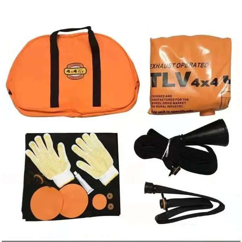 4 طن سهلة الرفع مقبس الهواء العادم هوائي متعدد الطبقات على الطرق الوعرة 4x4 أداة إنقاذ السيارة سيارة رفع المزدوج نفخ سيارة الهواء