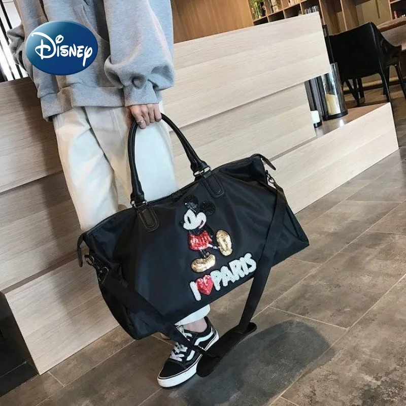 Disney Mickey\'s New Diaper Bag Handbag Cartoon Fashion Baby Bag Multi Functional Baby Diaper Bag Large Capacity High Quality