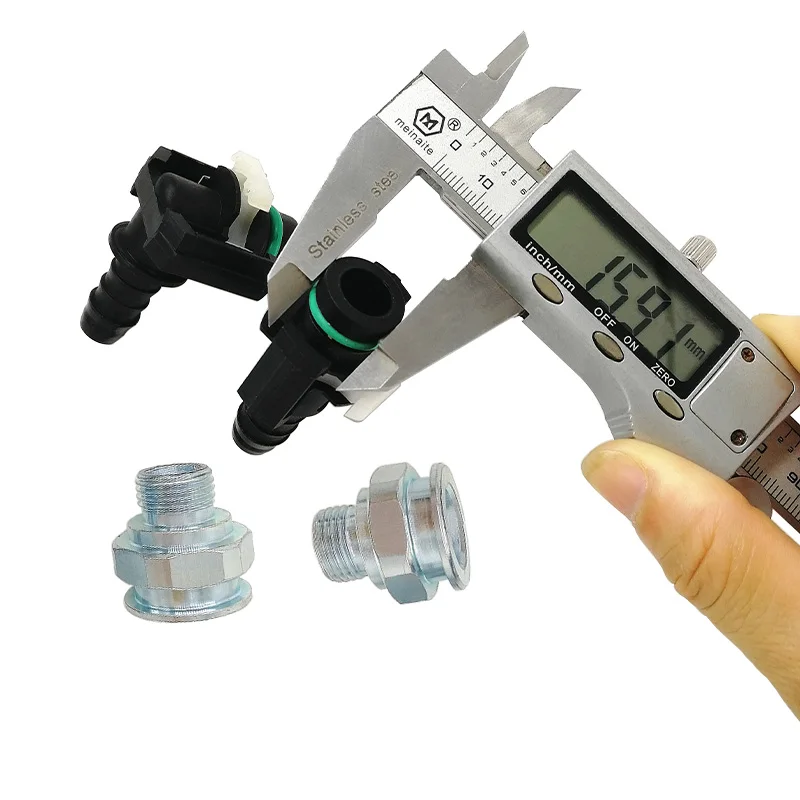 موصل سريع لخط الوقود البلاستيكي 16-12*1.5 عالي الجودة لسيارة shaanqi delong EFI لشاحنة كبيرة لشاحنة ثقيلة مجموعة واحدة #2