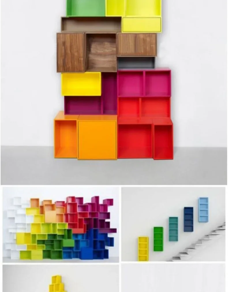 Modern Simple Storage Bookcase Study Bookshelf Showcase Nordic Single Bookcase