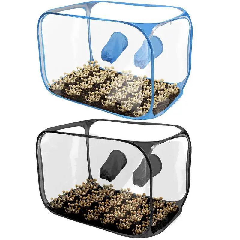 

Mushroom Planting Bags Still Air Box Mushroom Tent Propagation Stations Visible Planting Tents Horticulture Supplies For Garden