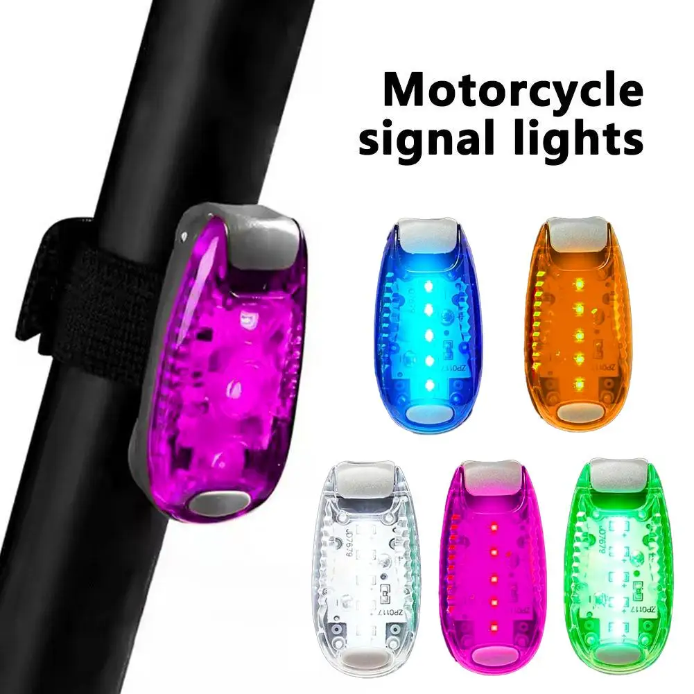 3 قطعة دراجة نارية صغيرة الذيل ضوء LED في الهواء الطلق ليلة تشغيل ضوء الذراع ضوء ظهره تحذير ليلة مشبك إضاءة خوذة الظهر Waterpr K2D2