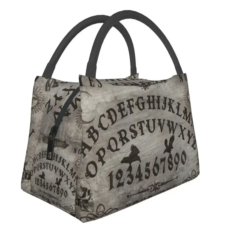 

Ouija Spirit Board Insulated Lunch Tote Bag for Women Witchcraft Portable Thermal Cooler Bento Box for Outdoor Camping Travel