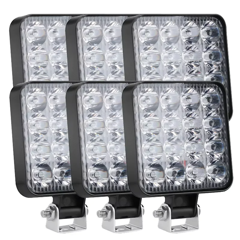 2/4pcs Mini LED Work Light Bar 3.3inch White LED Bar Pods Off Road 12V 24V Spot Flood Driving Fog Lights for Car Truck SUV ATV