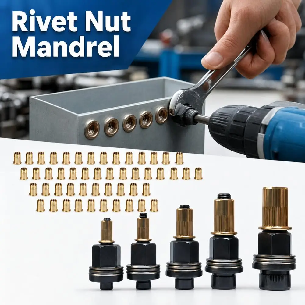 Manual Riveting Tool Ram Head Rivet Nut Simple Tool M3-M10 Manual Riveter Tool Kit For Secure Fastening Hand Rivet Nut Set 2026