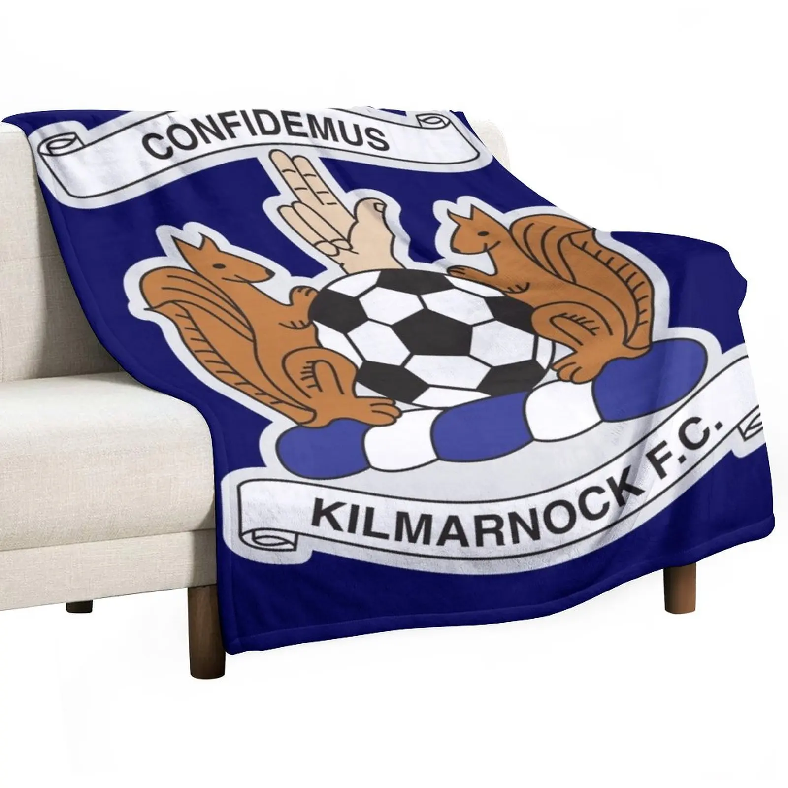 Kilmarnock Icon Throw Blanket Fluffy Blankets Large Cute Blanket Plaid Flannels Blanket Luxury Brand Blanket