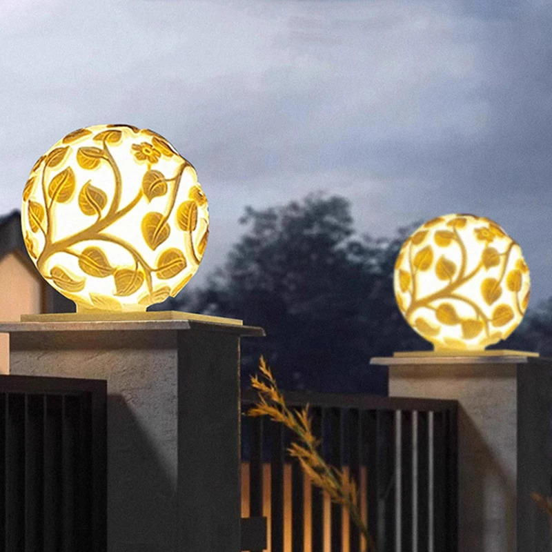 Outdoor column lights solar LED column lights non solar lights outdoor garden decorations outdoor garden lights view 4