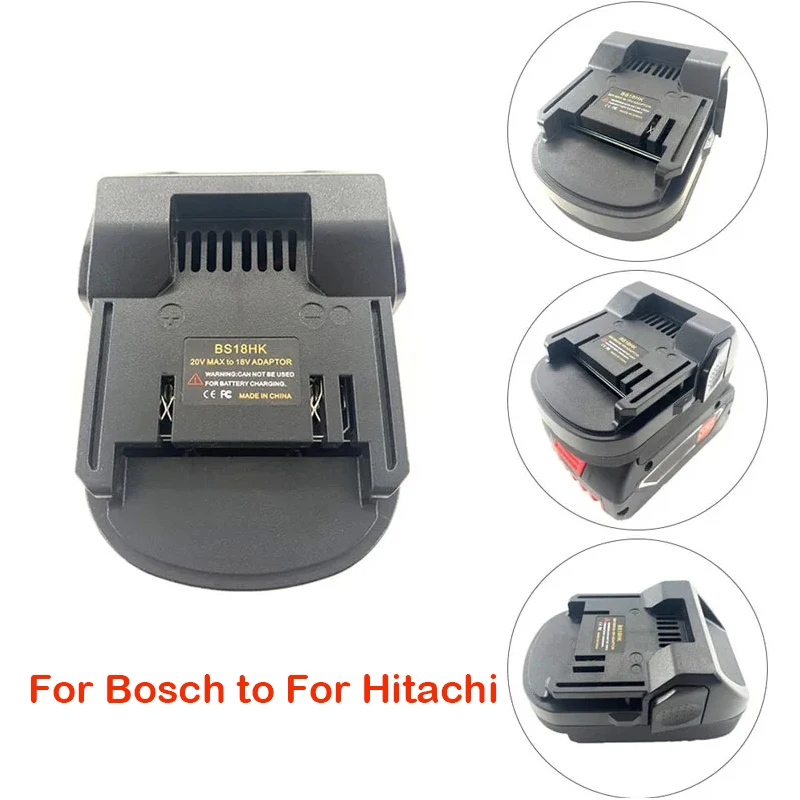 For Bosch/Makita 18V Li-ion Batttery BL1840 BL1850 Convert To for Hitachi / Hikoki Power Tool Use Batttery Adapter Converter