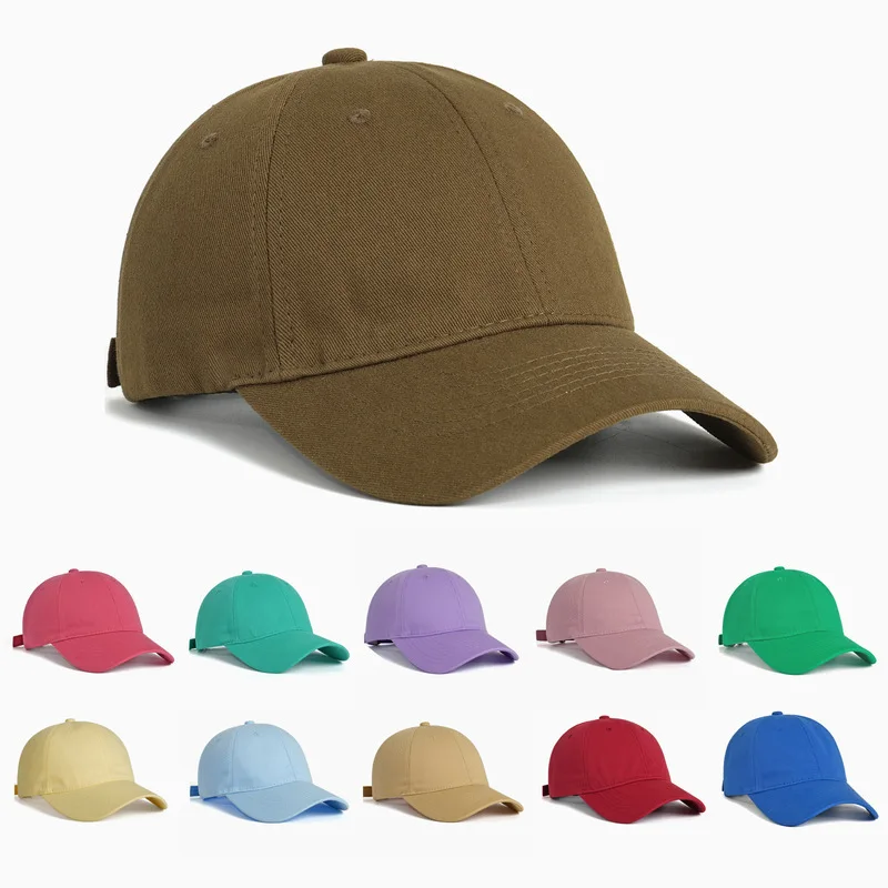 Unisex Baseballkappe mit weichem, schlichtem Oberteil und Stickerei, schlichte, modische Outdoor-Mütze für Männer, Frauen und Studenten
