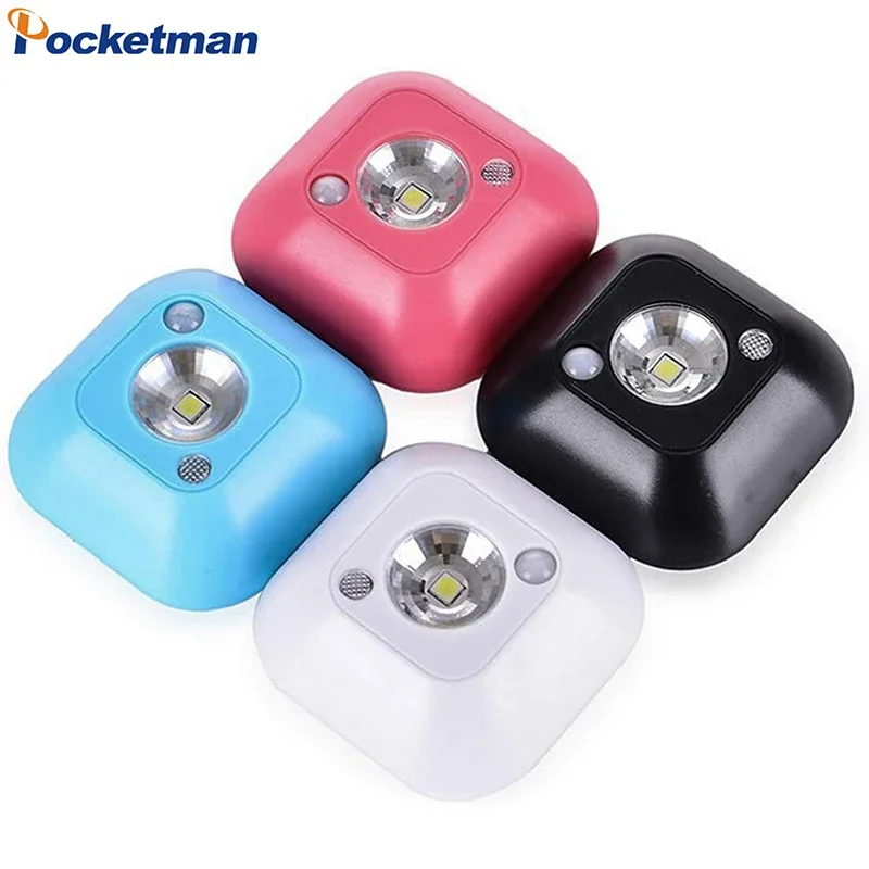 

Mini Wireless Night Light Wall Lights Smart Motion Sensor Emergency Night Lamp for Bedroom Hallway Stairs Bathroom Dormitory