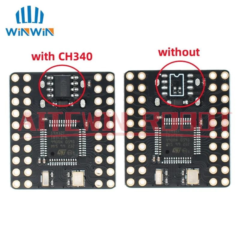 STM32F103C8T6 mini imported original chip microcontroller ch340 ARM architecture minimum system board