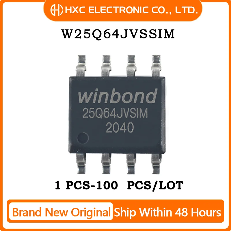 1PCS/10PCS/50PCS/100PCS W25Q64JVSSIM Brand New Original IC Chip