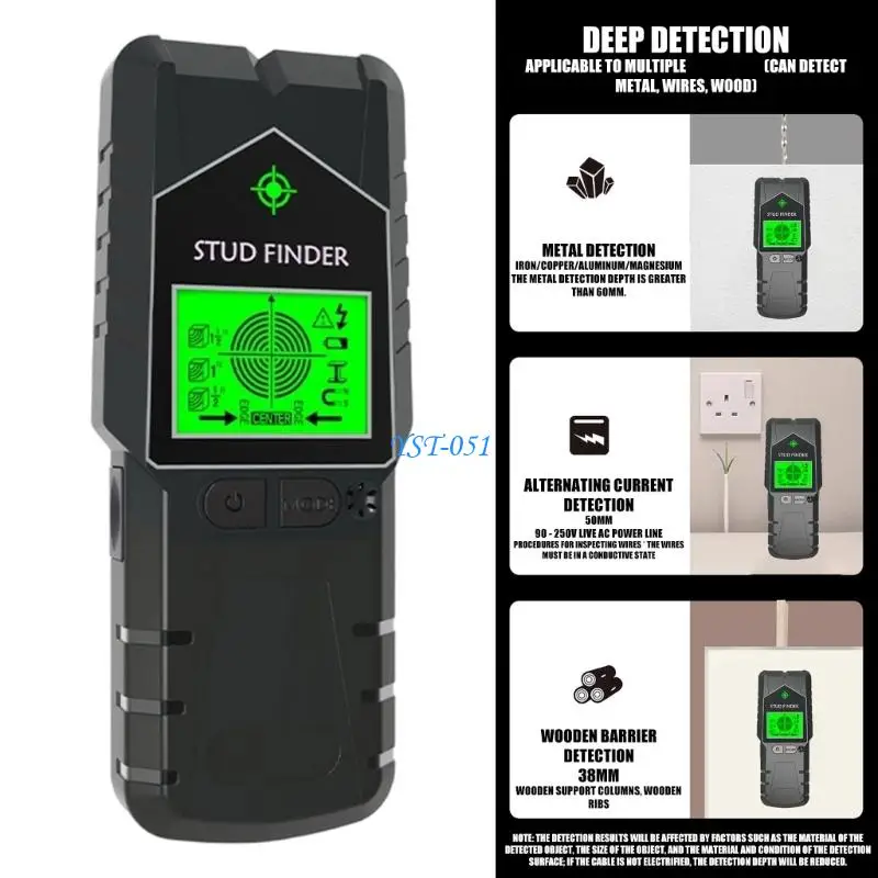 

E15A Flexible 6 In 1 Wall Detection for Precise Location Of Objects Lines Metal Items