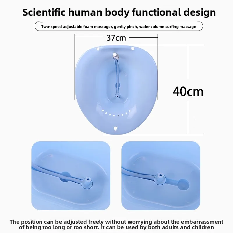Squat-free sitz bath basin, bidet basin for women's private parts, basin for men with hemorrhoids to wash buttocks