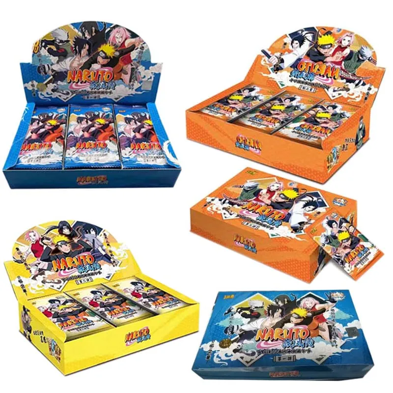 

Wholesales Naruto Collection Card KA YOU 4 Box Tier 1 Wave 1/2/3 High-end Exquisite Anime Character Playing Cards