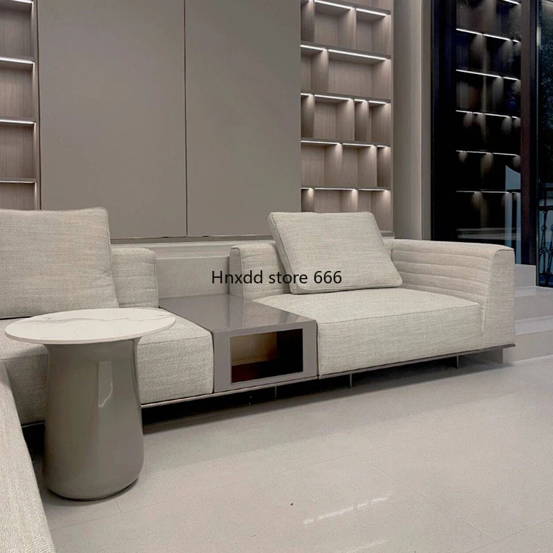 Italian minimalist high-end brand fabric sofa modern