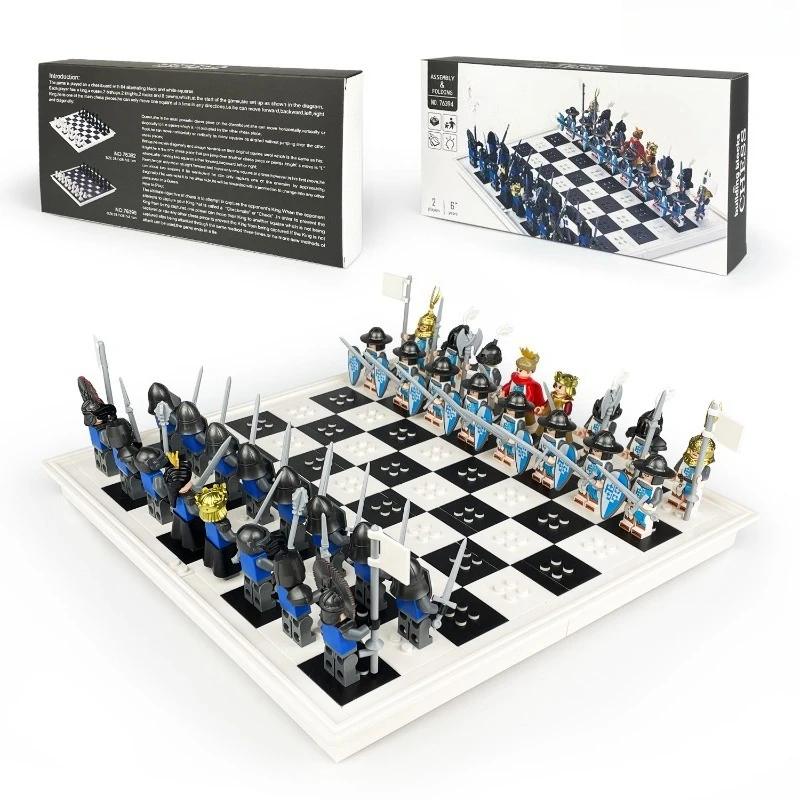 Fotografia 3: Brinquedos de Blocos de Montar Tabuleiro de Xadrez 76394 76396 76395 76397 76398