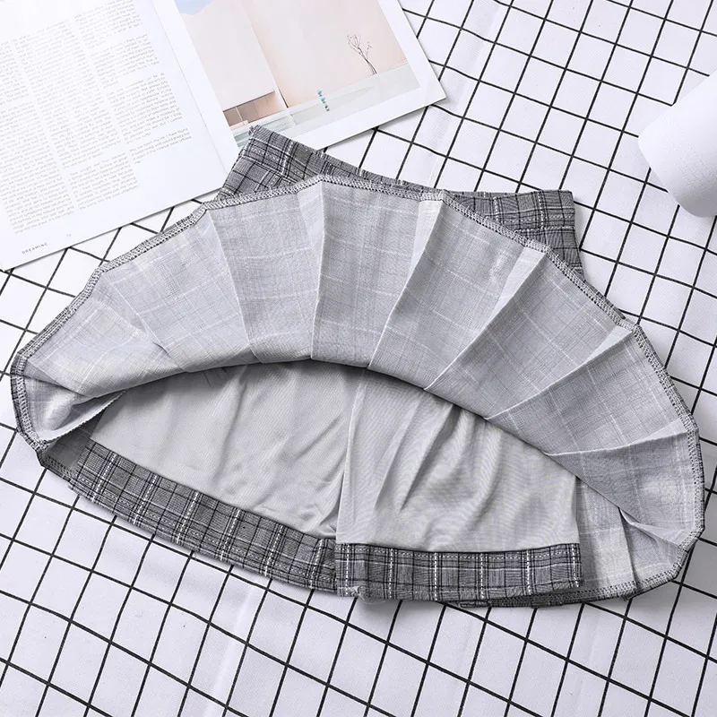 Gonna estiva per le donne 2023 vestiti in stile coreano ragazze preppy chic ed elegante estetica femminile una linea mini gonna a pieghe scozzese