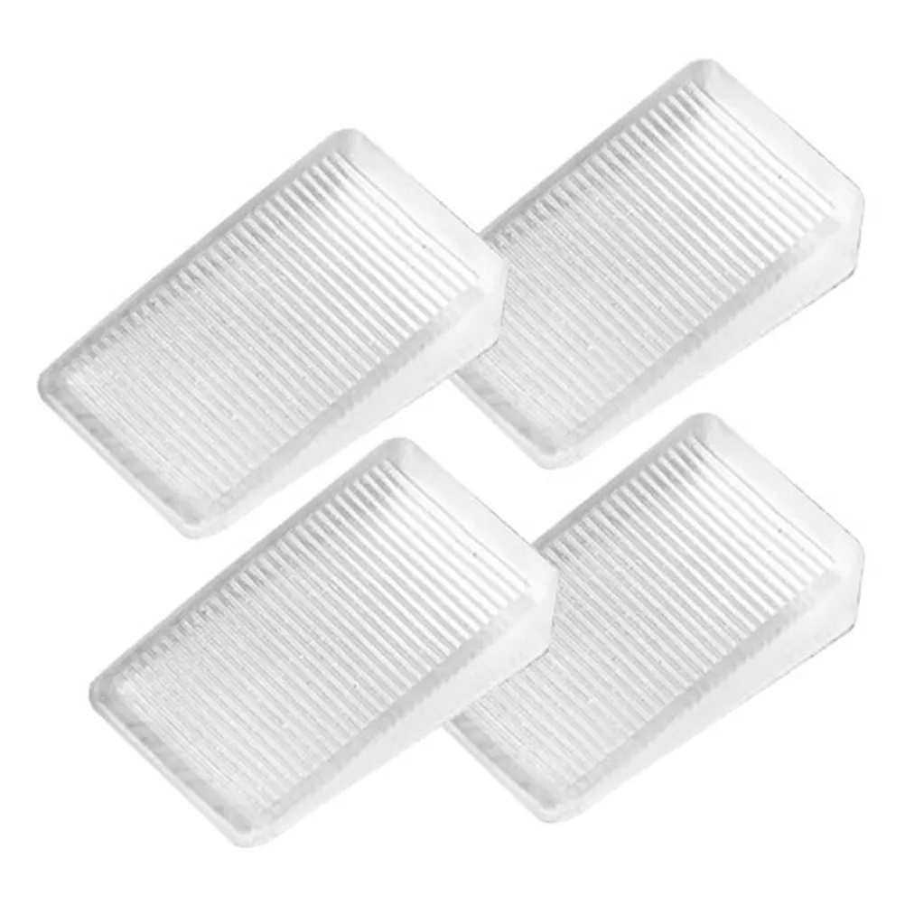 4Pcs Furniture Shims Rubber Non-Slip Leveling Wedges for Uneven Floors Table Sofa Stabilizers Leveler Furniture Levelers