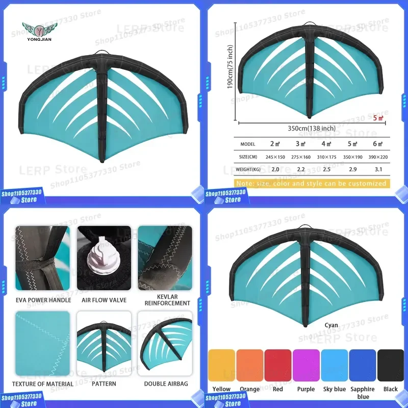 BSCI Certified Factory Professional Custom Logohot Sale Surf Wing Surf Hydrofoil Inflatable Wing Foil