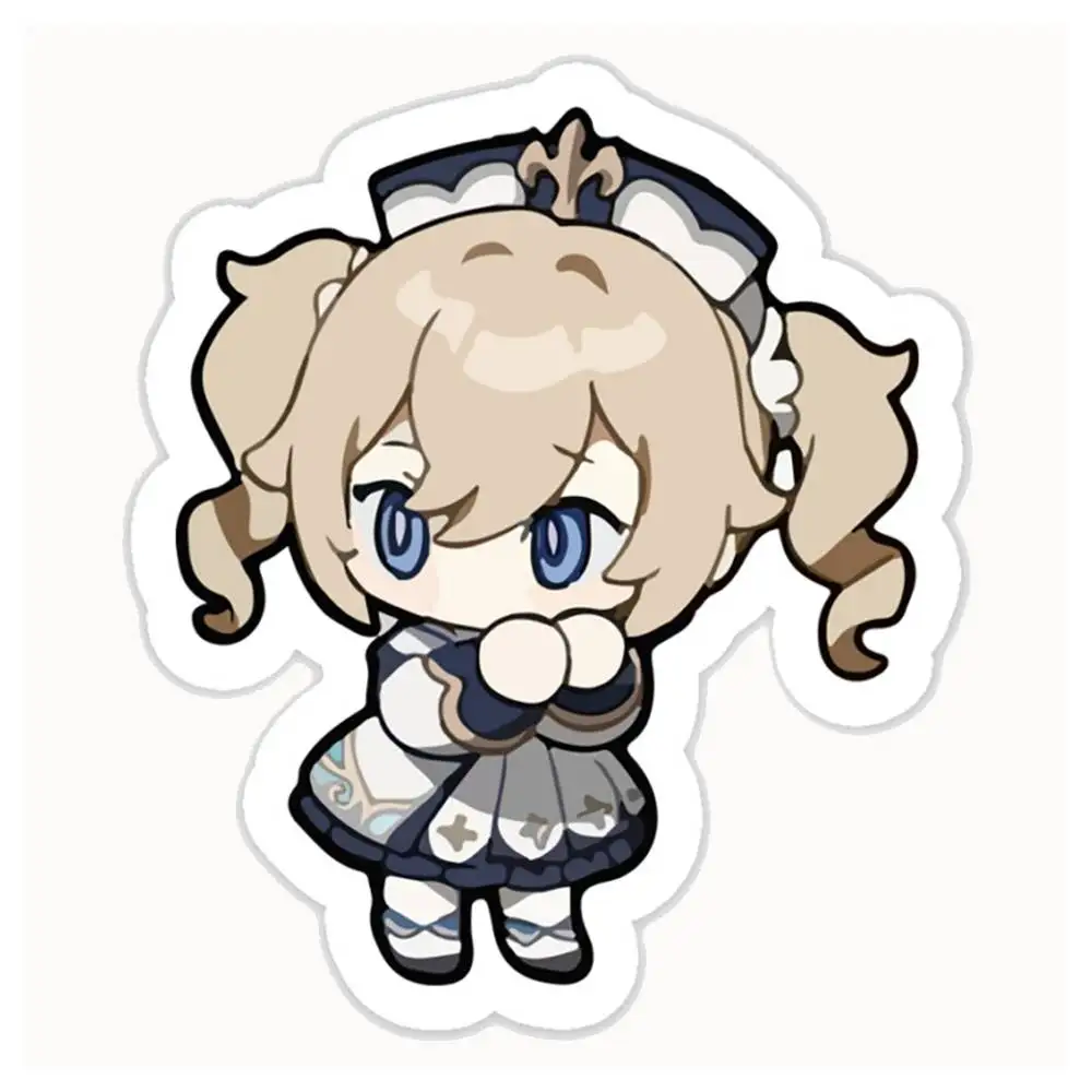 Barbara Look 1 Genshin Impact Waterproof Stickers For Decorating Car Windows Motorcycles And Computers.