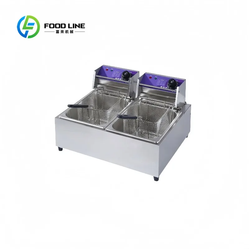 Customized size Commercial large-capacity fast-heating thermostatic electric fryer