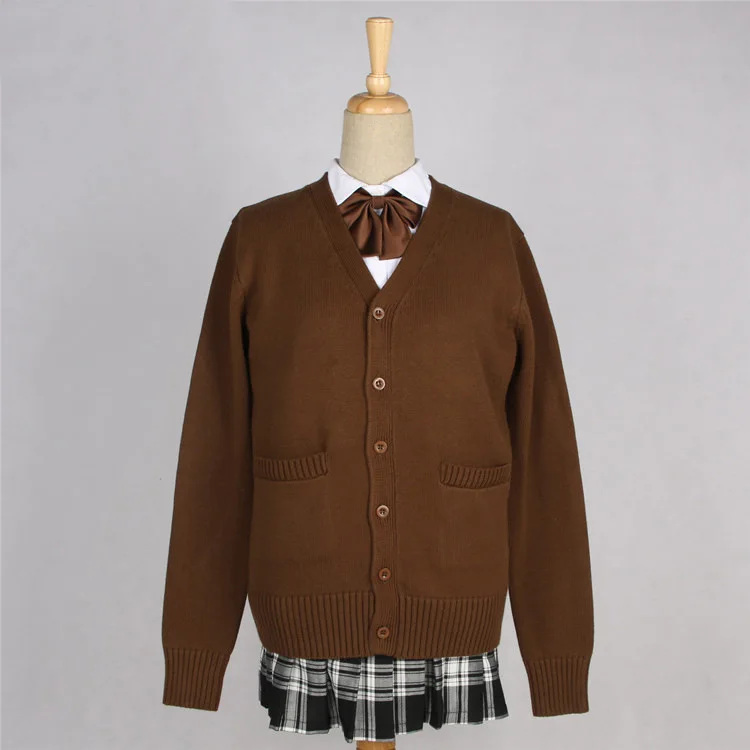 Cappotto maglione uniforme scolastica JK Costumi cosplay anime Cardigan Capispalla maglione 10 colori Cappotto lavorato a maglia a maniche lunghe per ragazze