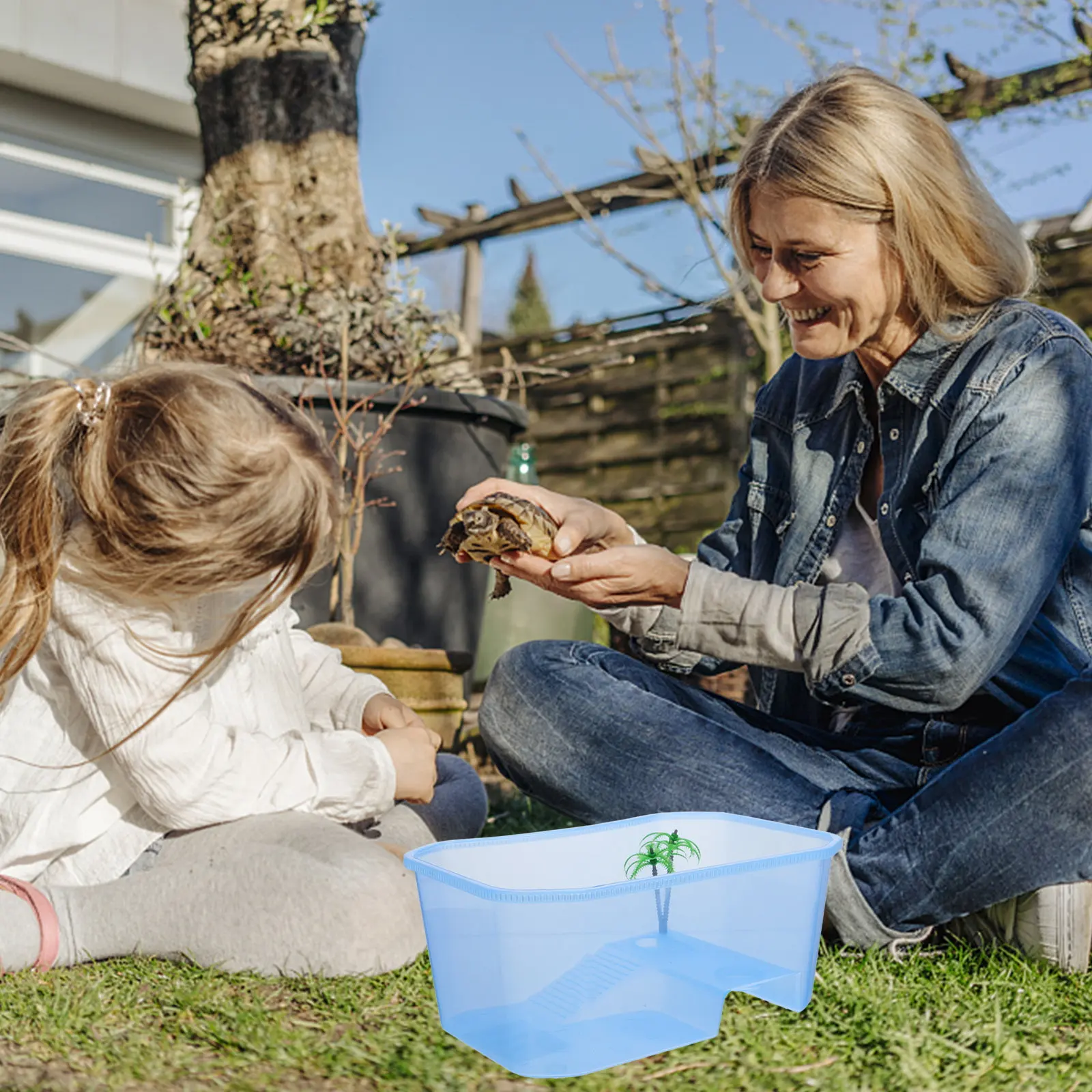 

1 шт. Премиум-террариум для амфибий и черепах с высокой прозрачностью, большой площадью обзора и вентиляцией
