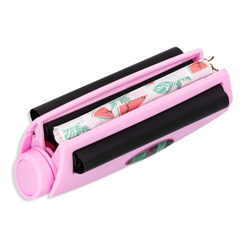 LADY HORNET-máquina de laminación de plástico rosa para mujer, fabricante de cigarrillos portátil, accesorios para hacer cigarrillos de mano, 12/1