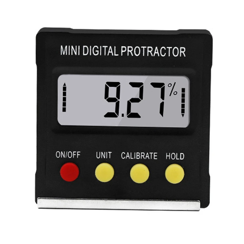 

Mini Electronic Digital Display Inclinometer Grade Level Meter Protractor Magnetic Angle Ruler Inclination Box