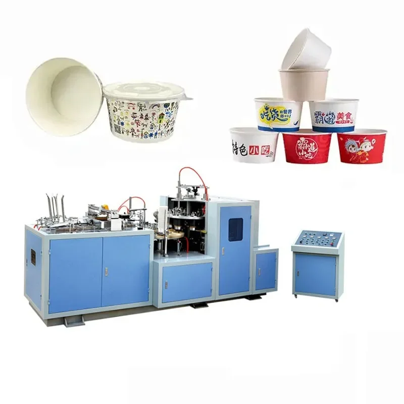 

Design and Production Machine Cups Paper Bowl Making Machine with Low Watt Paper Bowl Lid Machine for The Manufacture of Paper