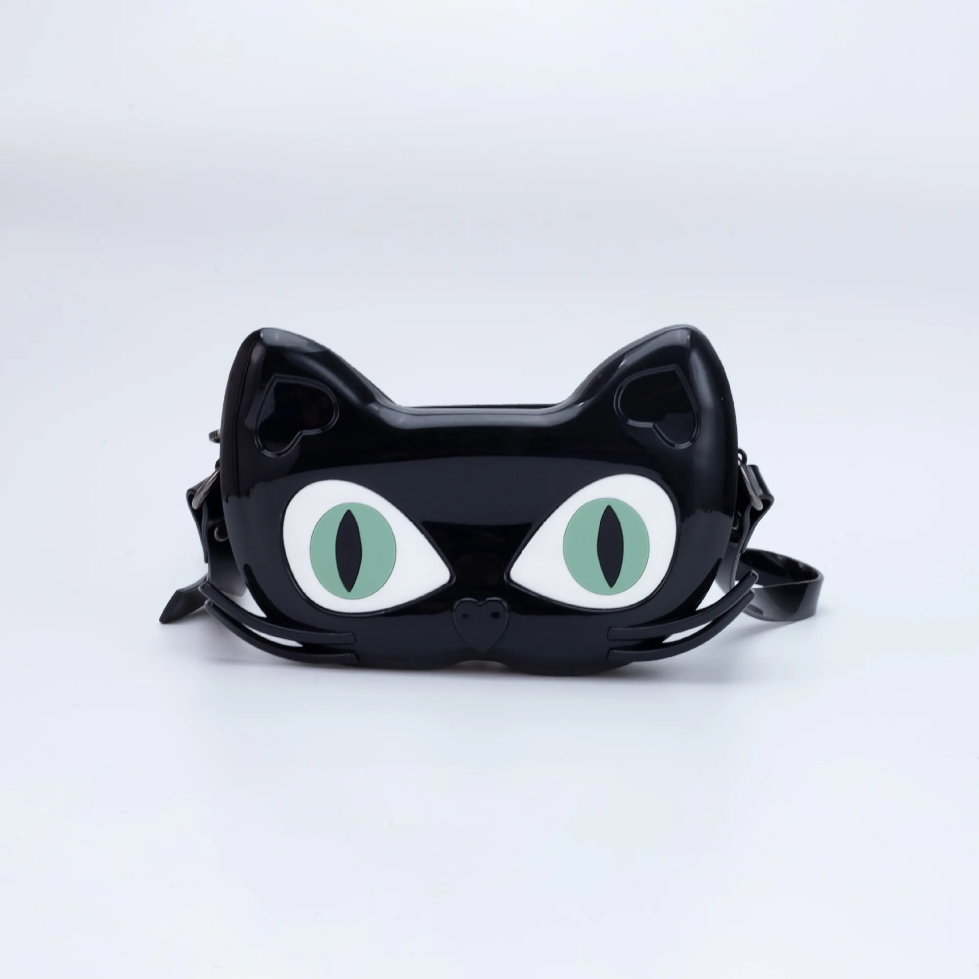 Cat Shoulder Bag PVC Jelly Bag Fashion Girl's Bag Summer Women's Crossbody Bag Purse Luxury Designer Handbag