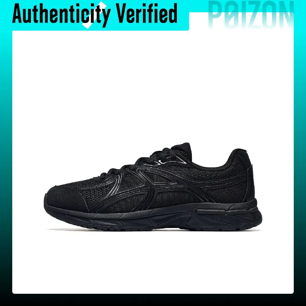 Anta Low-top Casual City Commuting Running Shoes Men's Basic Black 912715528-3