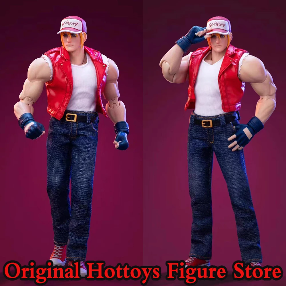 In Stock KOF97 1/12 Scale Male Soldier Terry Bogard Japanese Fighting Game Classic Protagonist Full Set 6'' Action Figure Doll