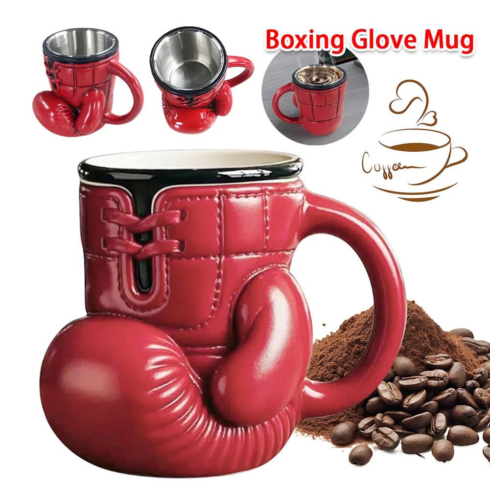 

Кружка для боксерских перчаток, спортивная тематическая кружка, новинка, кофейная чашка, подарки для любителей бокса