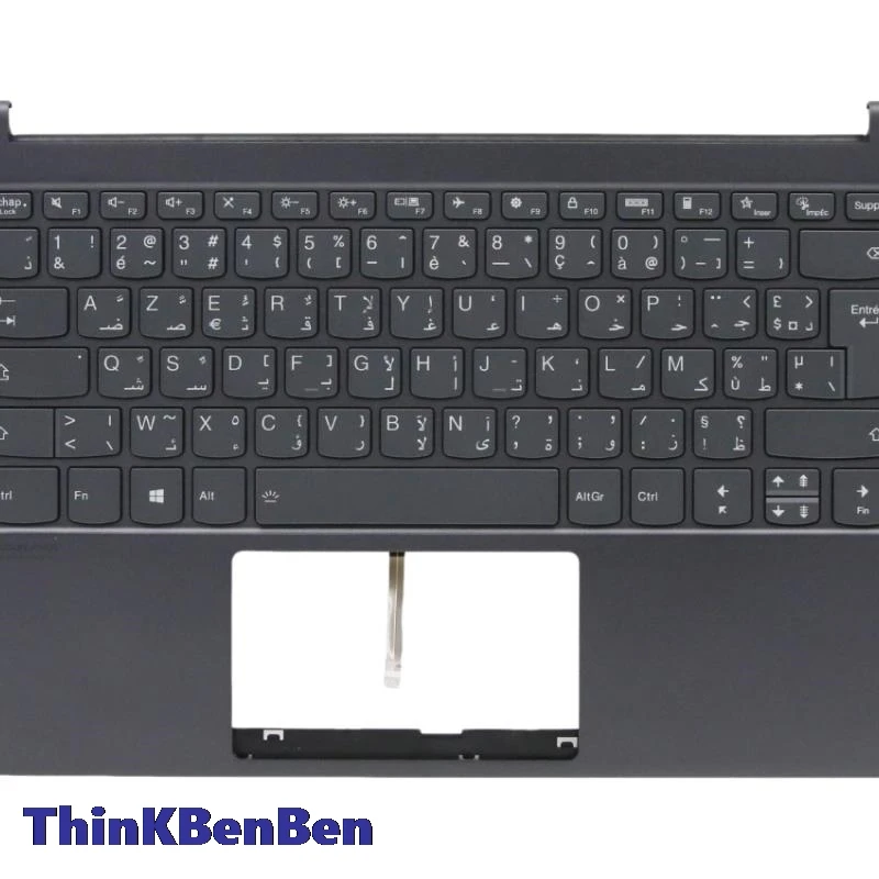 

French Arabic Keyboard Upper Case Palmrest Shell Cover For Lenovo Yoga Slim 7 14 14ARE05 14IIL05 14ITL05 14s ARE 5CB0X55870