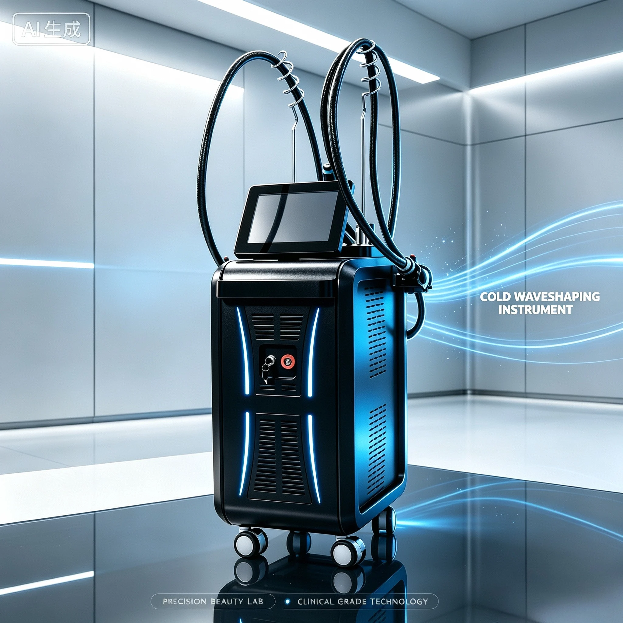 MYOslim 3-in-1 Cold Wave Cryolipolysis Machine - Fat Freezing RF Skin Tightening Body Shaping Beauty Device for Home Use