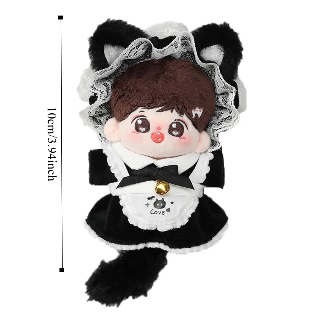 Kat Staart 10 cm Katoenen Poppenkleertjes Meid Jurk Strik Rok Katoenen Poppenkleertjes Mode Outfit Poppenkleertjes Kindercadeau