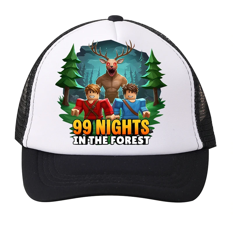 قبعة بيسبول 99 ليلاً في الغابة، قبعة رياضية ماصة للعرق وقابلة للتنفس، قبعة عصرية مطبوعة منقار البط هدية عيد ميلاد #6