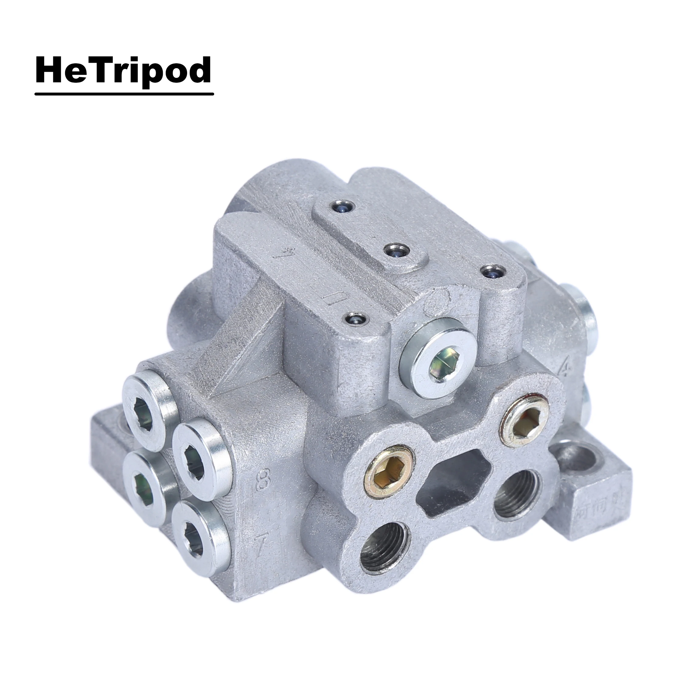 Integral progressive valve injection molding machine lubricating oil distribution valve IHI hydraulic valve 4 way 6 way 8 way