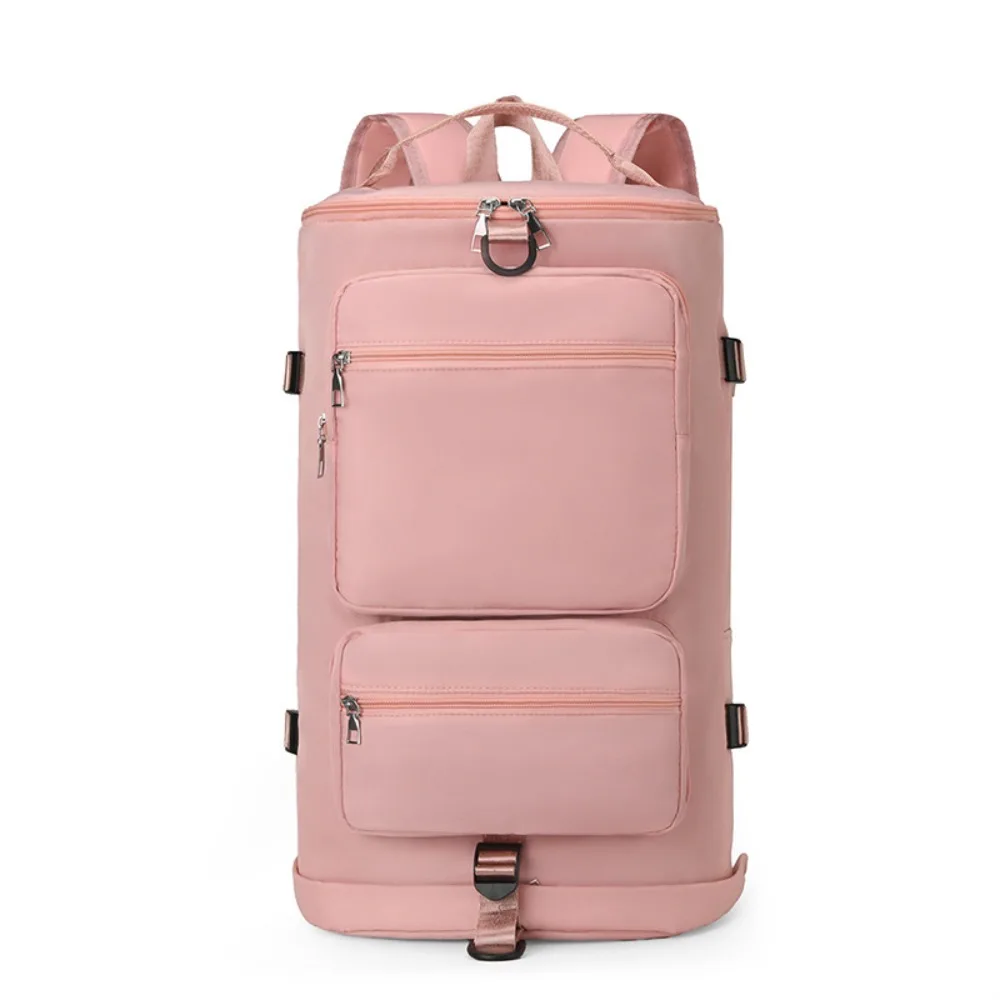 

Large Capacity Women Shoulder Travel Backpack Waterproof Zipper Sports Yoga Luggage Bags with Shoe Compartment