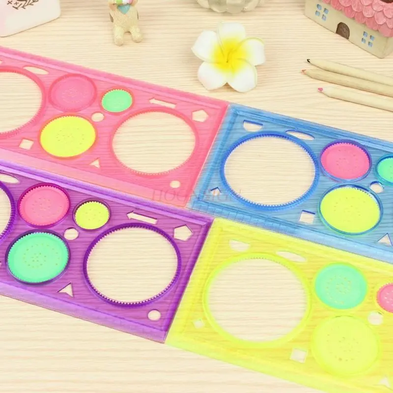 

1 шт. многофункциональная линейка-головоломка, доска для рисования, линейка, универсальная и универсальная линейка, студенческая линейка для рисования