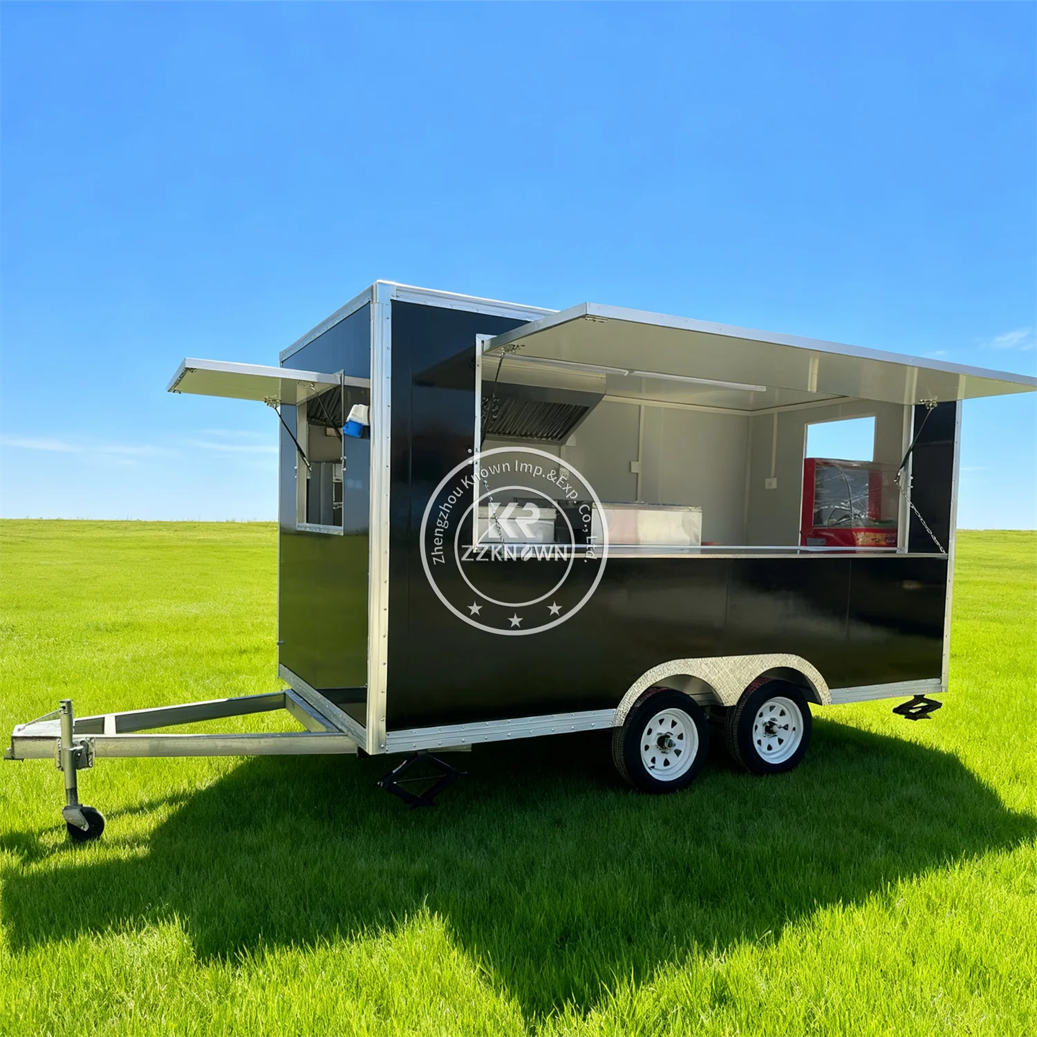 

Fast Food Vending Cart Concession Catering Trailer Fully Equipped Outdoor Mobile Coffee Snack Food Truck With DOT CE
