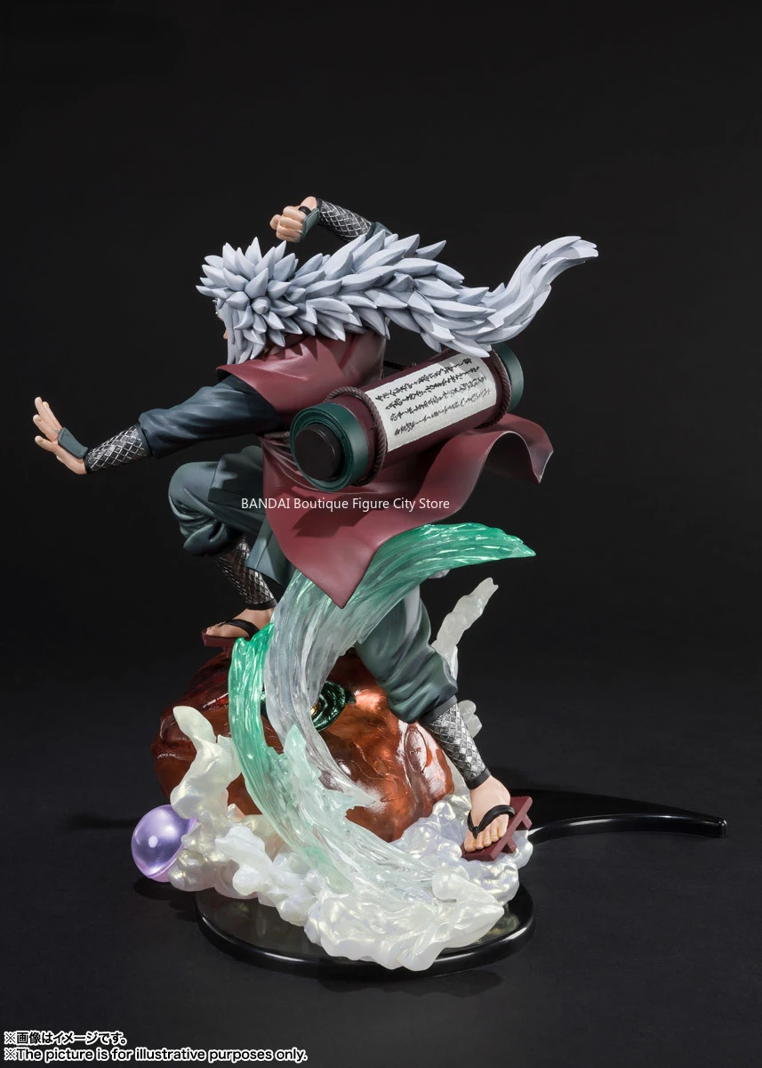 Bandai ناروتو Figuarts صفر Jiraiya عمل الشكل ، لعبة هدية ، جمع نموذج ، هواية في المخزون