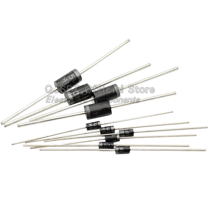 20pcs Diodes UF4004 UF4007 UF5404 UF5408 1A 3A 400V 1000V 1kv DO-41 DO-27 DIP Ultra-Fast Recovery Rectifier Diodes UF4007 UF5408 image 2